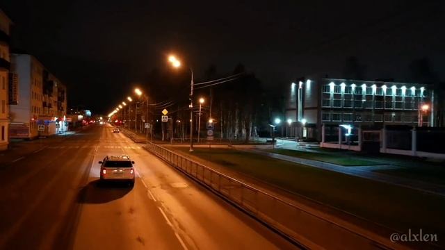Вечерний Архангельск. Дрон