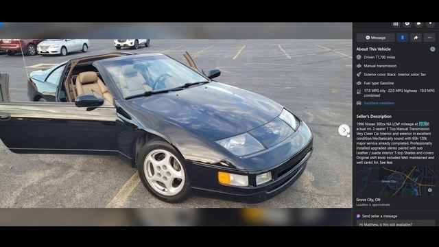 How much would you pay for a  300zx? - Flaming cars on Marketplace