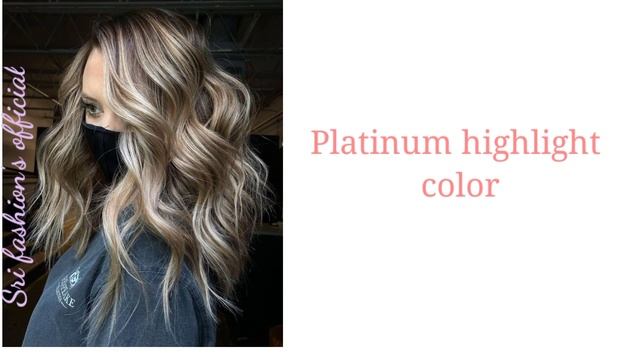 Trendy Highlighting hair color for black hair//Highlighting hair color with name/ picture