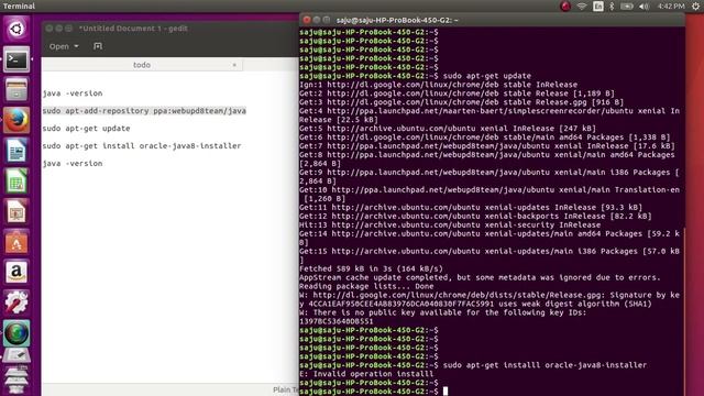 Installing Oracle Java JDK 8 on Linux - Ubuntu