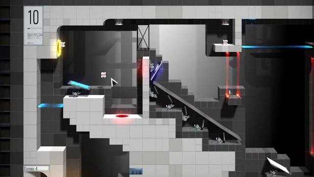 Bridge Constructor Portal  - Portal Proficiency тестовая камера 10 Каждой турели по кубу