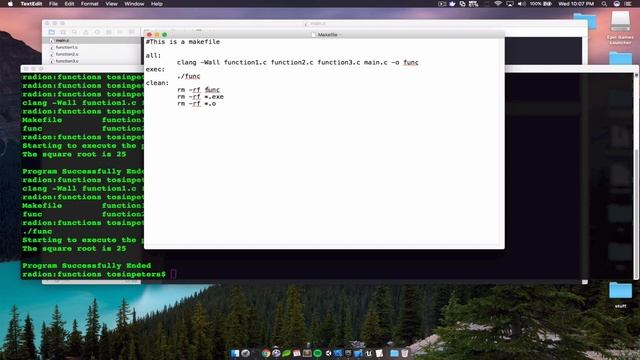 C for Beginners: Creating makefiles for C Programs using CLANG/GCC