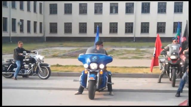 100 лет Дикой Девизии Ночные Волки Город  Черкесск 2014