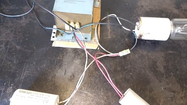 Conexión de una lámpara de 400 watts