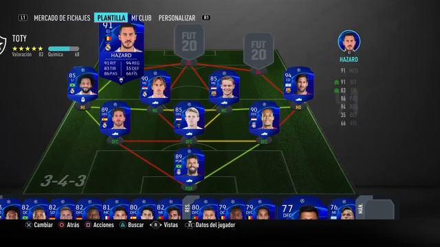PLANTILLA *TOTY* me la JUEGO !!! FIFA 20