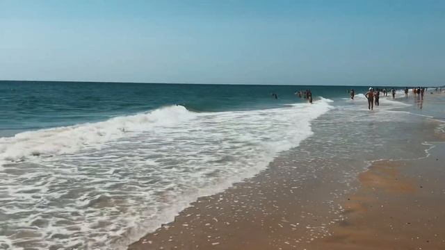 Кирилловка 25.07.2021! Море без медуз! Люди массово поехали на отдых! Коса Пересыпь ждёт вас!!!