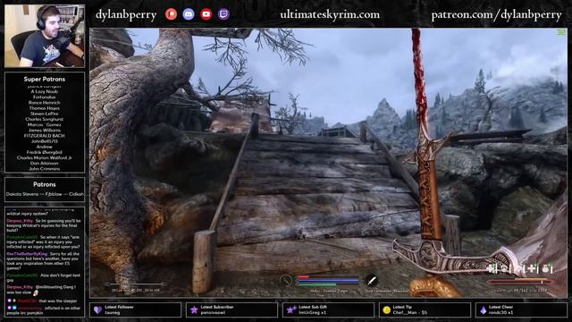 Nord Warrior Gameplay Part 2 - Ultimate Skyrim SE Devstream (3/1/21)
