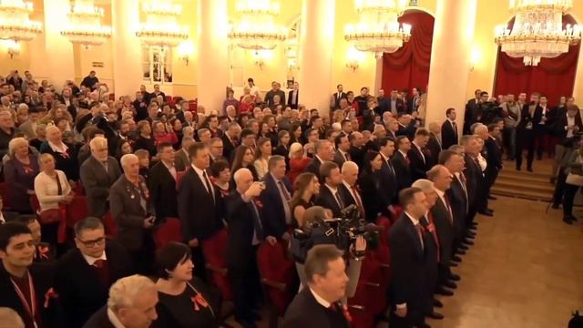 Гимн СССР во дворце Советов