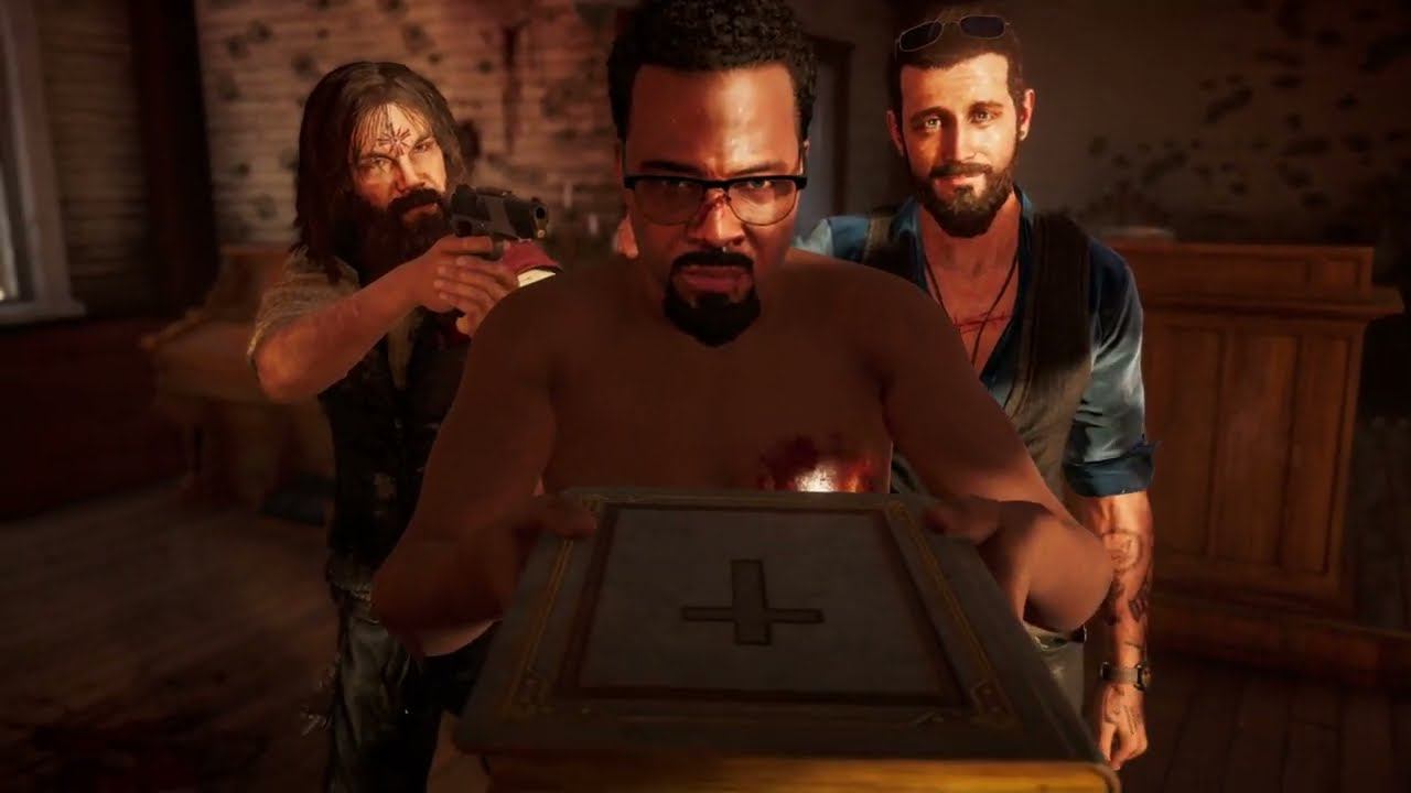 Far Cry 5, часть # 4. Я добралась до Иоанна Сида, ему пришел конец!