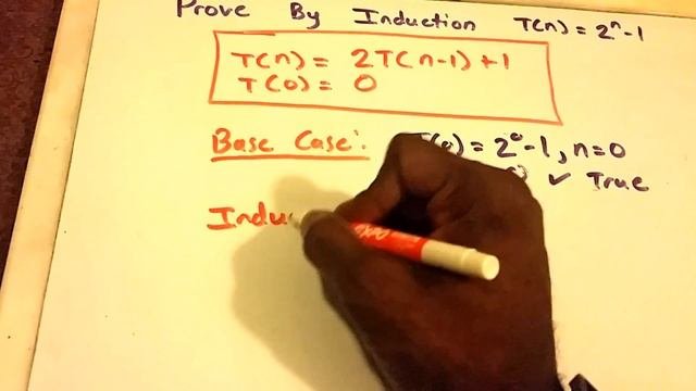 Recurrence Relation Proof By Induction