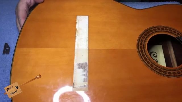 How to repair (reglue) a separated bridge on a classical guitar!