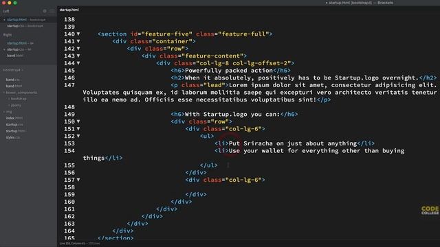 10 Bootstrap 4 Tutorial #10 Code a Startup Website Part 3