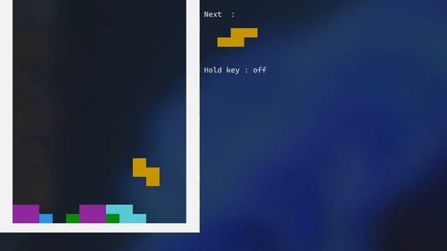 Tetris #tetris #asciiart #java