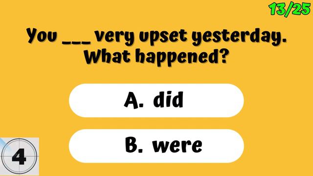 English Grammar Test Past Simple: 25+ Questions I English Grammar Quizziz I Learn English.