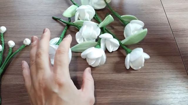 Цветы своими руками//Сделать цветок из пакета
