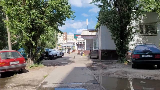 Улица Зелёная (быв. Grünhoffer Weg) в Калининграде. Прогулка по городу #61