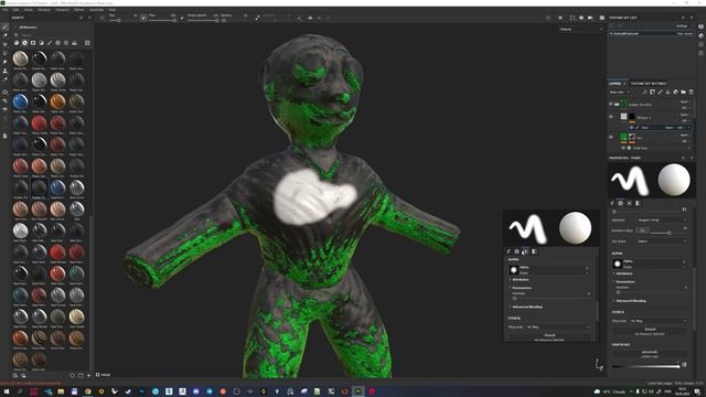 Запекание текстурных карт в Substance Painter