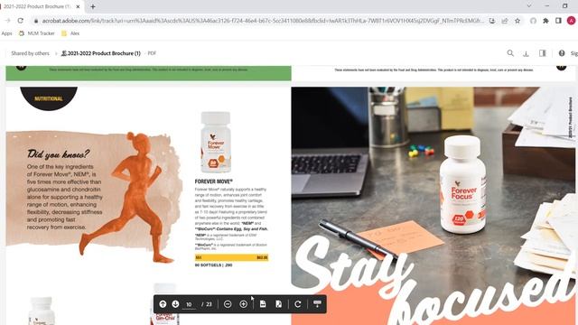 Forever Living Catalog review (Russian language)
