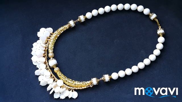 Часть 3. Переделка украшений для Светланы. Украшения из белого коралла и перламутра