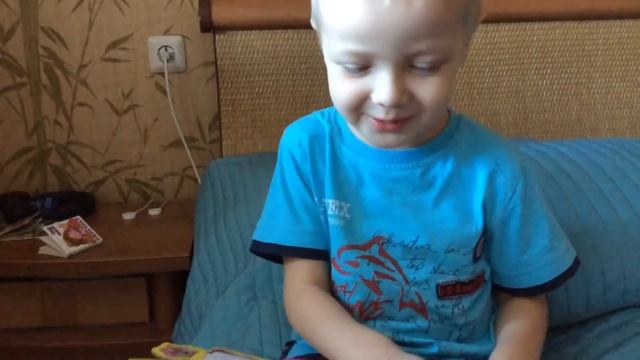 Ваня ( мой брат) читает "Теремок","Идёт коза рогатая" и не полностью прочитал "Где мой пальчик?"