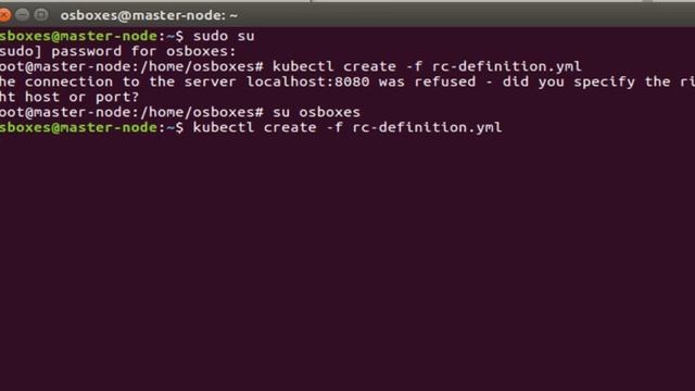 Creating a replication controller for Kubernetes
