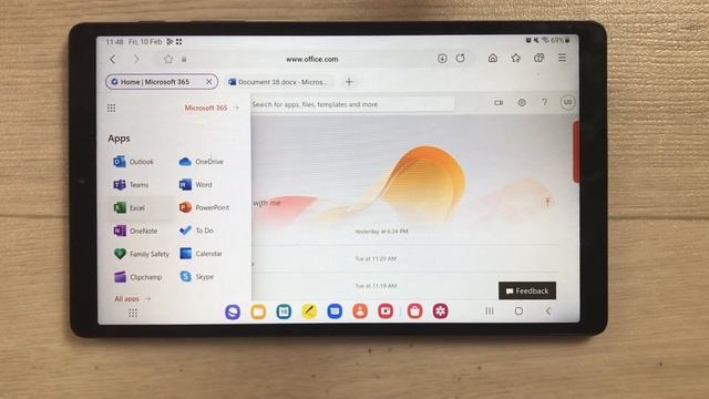 Samsung Tab A7 Lite : Free Microsoft Office - How to Get Free Word, PowerPoint and Excel