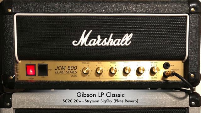 Marshall Studio Classic SC20 vs Marshall Mini Silver Jubilee 2525H