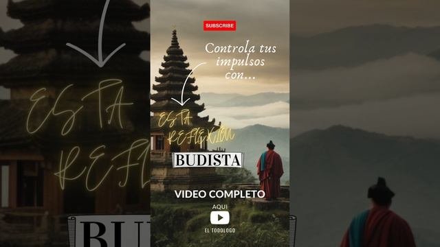 controla tus IMPULSOS con esta REFLEXIÓN BUDISTA #buda #estoicomoderno #espiritualidad #estoico