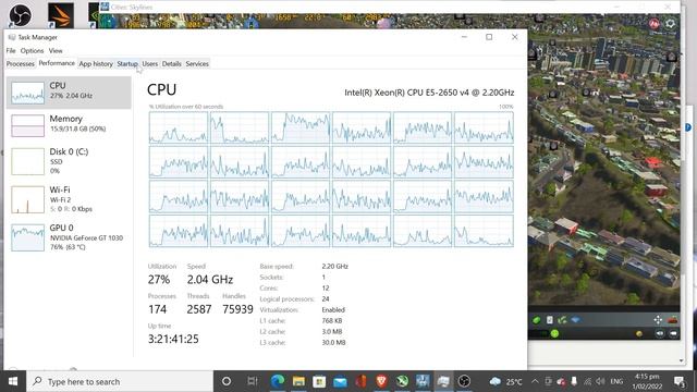 Cities Skylines on 12 Core Xeon E5 processor. How many cores is optimal?