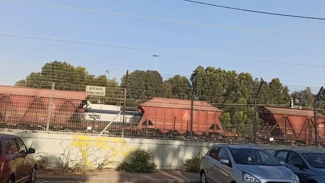 Израильский грузовой поезд! На ст. Ашдод - Ад-Халом.