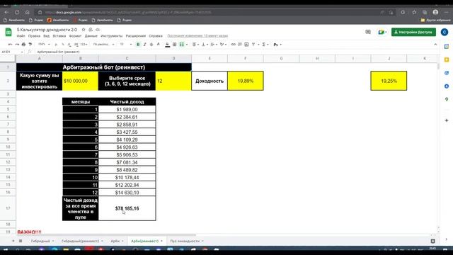 Заработок в интернете | высокая доходность | инвестиции | Пассивный заработок