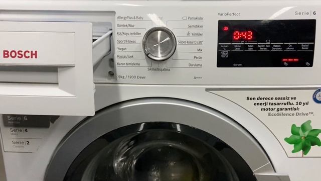 Bosch çamaşır makinesi kazan temizleme ve tambur temizleme nasıl yapılır ?#wat24440tr #wga142x1tr