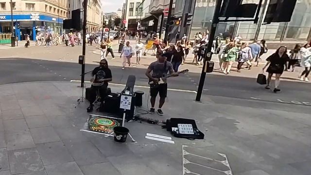 AMAZING STREET MUSICIANS. Skowa Kabala Tottenham Court Road, London_