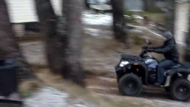 Я за рулём квадрика=))