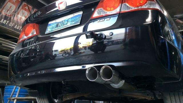 2008 Honda Civic catback exhaust with air intake system