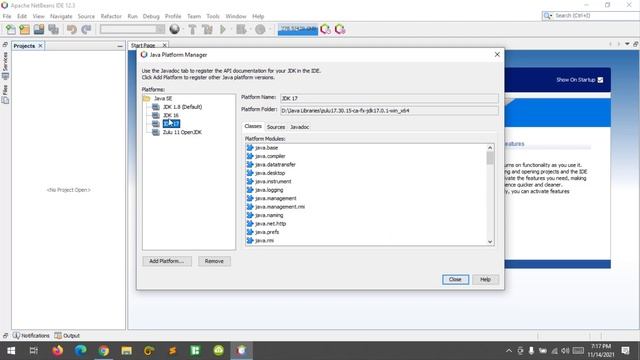 How To Setup JavaFX 17 and JDK 17 on Netbeans IDE