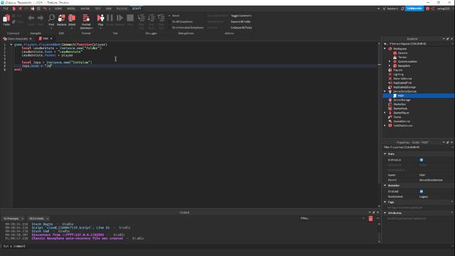 Как сделать валюту в Roblox studio? (Для начинающих)