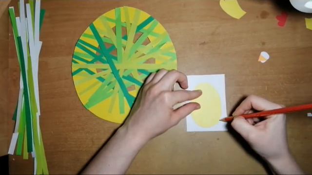 Аппликация "Цыпленок"