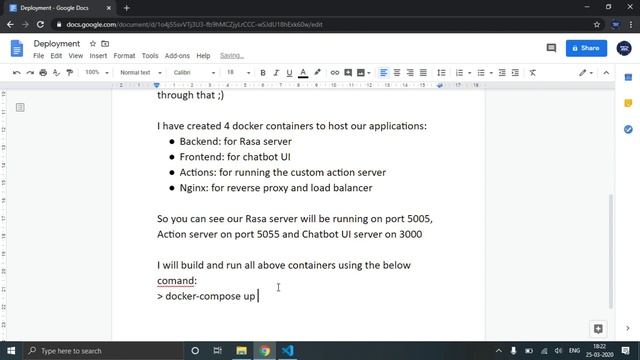 Deploying Rasa Bot over Google Cloud Platform using Docker | Part1 #Setup
