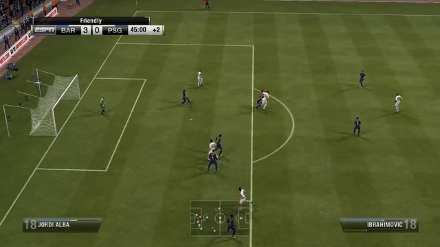 FC Barcelona - PSG 4-1 FIFA 13 Score Prediction (4/10/2013)