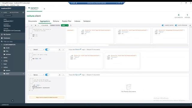 ELOA FORMATION | MongoDB Compass Tutoriel sur l'agregation | Rejoignez ELOA FORMATION ! ;)