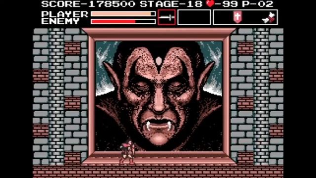 Vampire Killer MSX2 Final levelending.