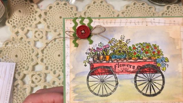 My #craftydares for Friday & some lovely happy mails too!