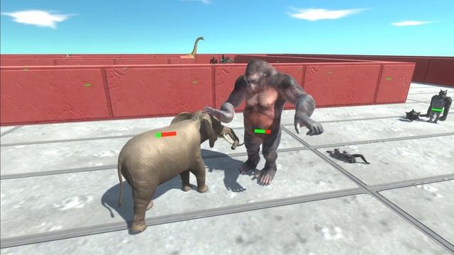 Impossible Maze - Goro The Giant And Scourge ARBS  Animal Revolt Battle Simulator