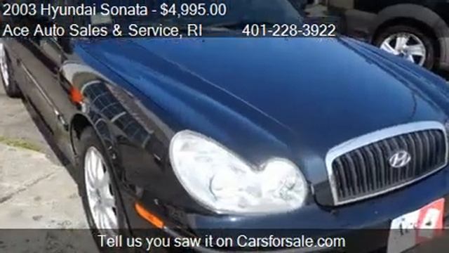 2003 Hyundai Sonata LX 4dr Sedan for sale in Johnston, RI 02