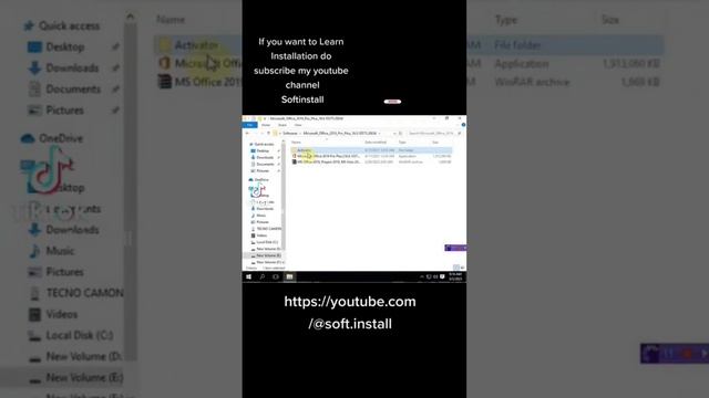 Part 1 MS Office 2019 Ko Activate Karna...  #msoffice #youtubevideos #shortvideos