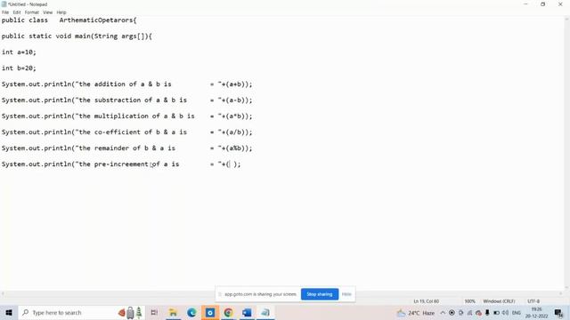 Java Tutorial - part-10|| #java || #javatutorialforbeginners || #telugu ||#javaplacementcourse