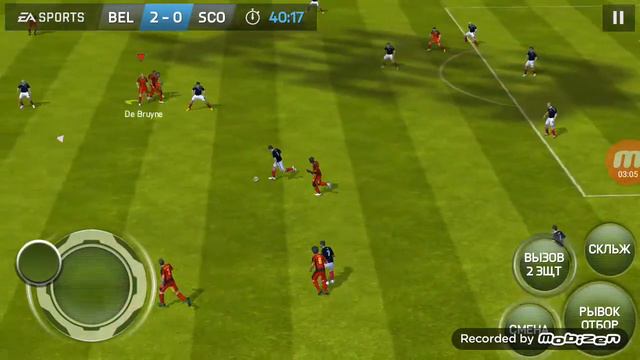 FIFA 2014 Чемпионат Европы. 1/8 финала. Бельгия-Шотландия(2:0)