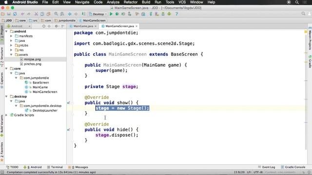LIBGDX para Android - Tutorial 15 - Crear el Stage - How to make games Android