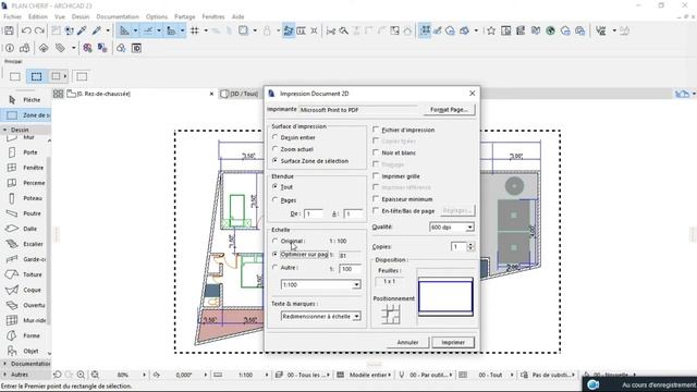 CONVERSION ArchiCad VERS PDF